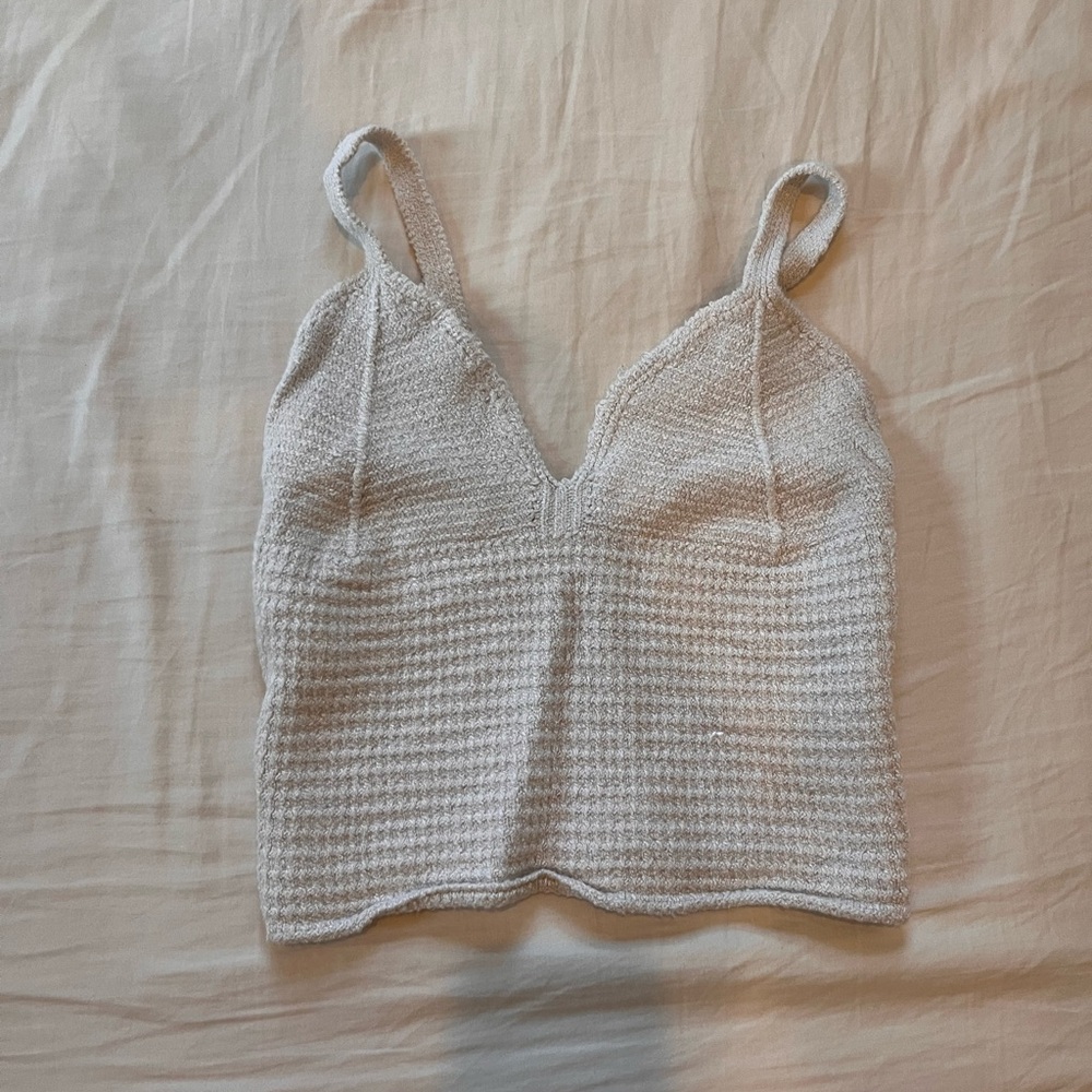 Cute knit tank top!